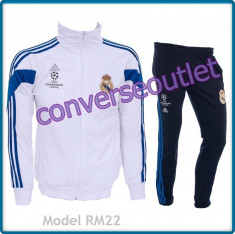 Trening ADIDAS REAL MADRID - UEFA Champions League - Bluza ADIDAS si Pantaloni Conici ADIDAS - Calitate Garantata - Pret special - LIVRARE GRATUITA foto