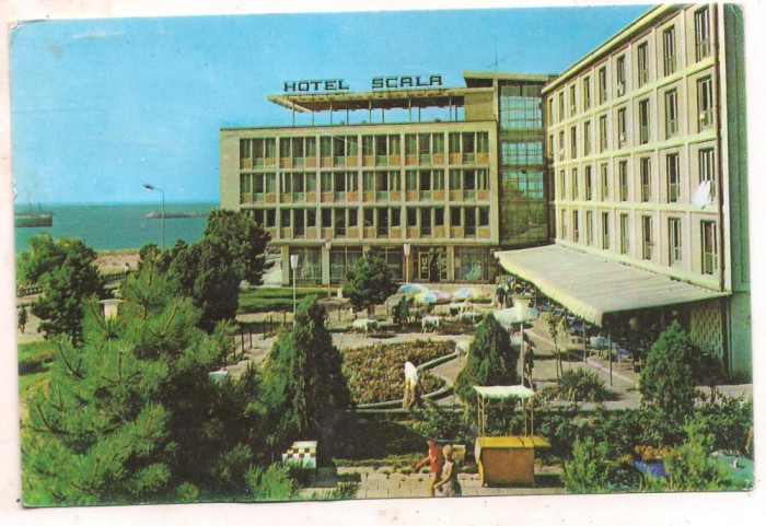 #carte postala(ilustrata)-MANGALIA -Hotel Scala