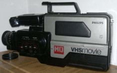 Camera video cu caseta mare VHS Philips VHS Movie HQ - VKR 6820 / 00 foto