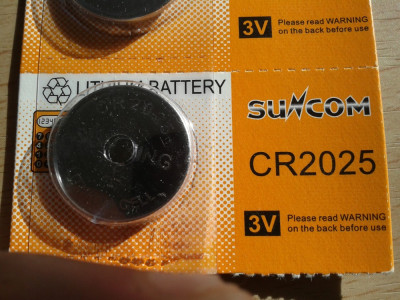 Baterie CR2025 3V Litiu foto