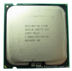 Procesor Core2Duo E7400 2.8GHz socket 775 3MB cache 1066FSB - Bonus pasta termoconductoare - GARANTIE 6 LUNI foto
