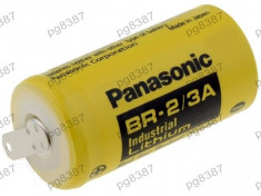 Baterie 2/3A, 2/3R23, litiu, 3V, 1200mAh, Panasonic, cu urechi pentru lipire - 050424 foto