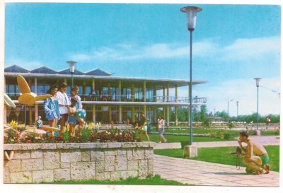 #carte postala(ilustrata)-MAMAIA-In fata complexului Tomis foto