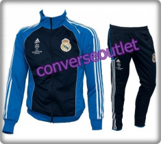 Trening ADIDAS REAL MADRID - UEFA Champions League - Bluza ADIDAS si Pantaloni Conici ADIDAS - Calitate Garantata - Pret special - LIVRARE GRATUITA foto