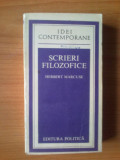 G2 Herbert Marcuse - Scrieri filozofice, Alta editura