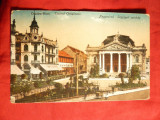 Ilustrata Oradea Mare - Teatrul Orasenesc , inc.sec.XX -1919