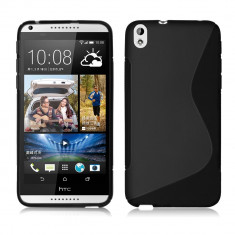 HUSA HTC DESIRE 816 NEAGRA SILICON GEL TPU superioare celor din silicon Asigura protectie impotriva zgarieturilor MODEL WAVE SLINE foto