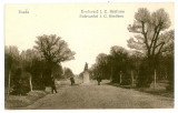 266 - BUZAU, Ave. Bratianu - old postcard - unused - 1918, Necirculata, Printata