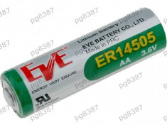 Baterie AA, R6, ER14505, litiu, 3,6V, 2400mAh, Eve Battery Co - 050437 foto