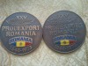 Lot 2 medalii (scris colorat diferit) Prodexport Romania 1948-1973 35 grame bucata + taxele postale 10 roni = 80 roni