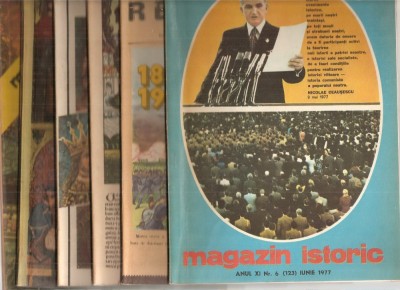 (C5099) MAGAZIN ISTORIC ANULXI, 1977, NR. 1-12, AN COMPLET, 12 NUMERE foto