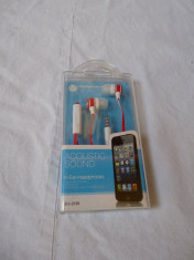 Casti Rosi - in-ear iPhone 4 / 4S / iPad / MP3 / MP4 / Android / Samsung / Sony / HTC / ETC foto