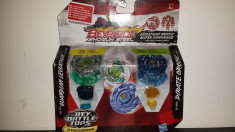 BEYBLADE HASBRO SET 2 TITIREZI SHOGUN STEEL SIGILAT foto