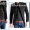 Palton Armani Exchange fashion gri - Palton slim fit - Palton casual - Palton office - CALITATE GARANTATA - cod produs: 2073