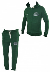 Trening - Nike - Simplu - Verde - Pantaloni Drepti - Din Bumbac - Model de Toamna - Masuri S M L XL B84 foto