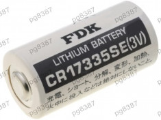 Baterie 2/3A, 2/3R23, CR17335SE, litiu, 3V, 1800mAh, Sanyo/FDK - 050432 foto