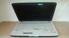 Laptop Acer Aspire 7720, Intel Core2Duo 5250 1.50 GHz, 2Gb DDR2, 17&amp;quot;, 250GB HDD S-ATA, DVDRW, webcam, wless lan, incarcator nou, baterie peste o ora foto