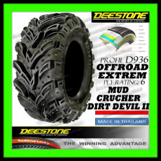 CAUCIUC ATV 25x10-12 DEESTONE D936 MUD DEVIL II Extrem OFFRoad Anvelopa 25x10x12 foto