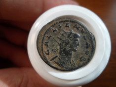 Imperiul Roman Gallienus antoninian billon, raritate p2 !!! foto