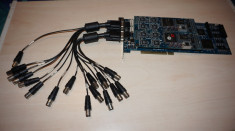 kazie ! Raritate ! Digital Video Recorder PCI Card MIS 8 &amp;amp;amp;16 w/8 Cable VGA foto