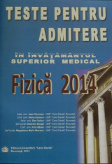 Carte admitere medicina Fizica 2014 foto