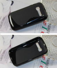 HUSA SILICON TPU - Alcatel Pop C5 - MODEL S LINE -BUMPER culoarea neagra - LIVRARE GRATUITA IN TARA !! foto