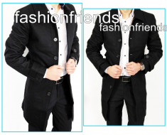 Palton tip ZARA fashion negru- Palton slim fit - Palton casual - Palton office - CALITATE GARANTATA - cod produs: 2222 foto