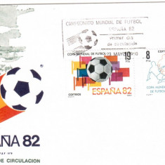 SPANIA 1980, FDC, C.M. de Fotbal - Spania, Barcelona