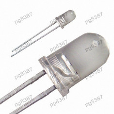 LED galben 5mm, transparent - 141032 foto