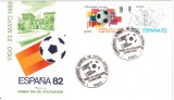 SPANIA 1980, FDC, C.M. de Fotbal - Spania, Vigo