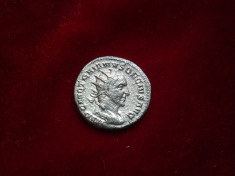 Moneda Romana Argint Traian Decius - 249-251 AD / 4,3 gr foto