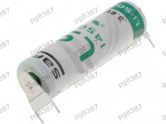 Baterie AA, R6, LS14500, litiu, 3,6V, 2450mAh, cu terminale, Saft - 050453 foto