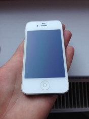 iPhone 4S 16gb, decodat cu Gevey Sim - activare directa, ALB foto