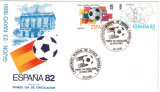 SPANIA 1980, FDC, C.M. de Fotbal - Spania, Gijon