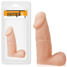 SimplX realistic anal dildo culoare naturala, 13cm foto