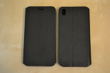 Husa HTC Desire 816 Flip Case Slim Black, Piele Ecologica, Toc