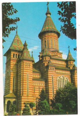 #carte postala(ilustrata)-TIMISOARA-Catedrala foto