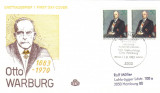 GERMANIA 1983, FDC, Aniversari - Otto Warburg
