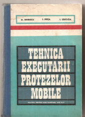 (C5120) TEHNICA EXECUTARII PROTEZELOR MOBILE DE M. ISPIRESCU, I. PERJA SI I. LEUCUTIA, MANUAL PENTRU LICEE SANITARE, ANII III-V, EDP, 1977 foto