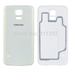 Samsung S5 - Capac/Spate Sigilat Culoare Alba Garnitura Garnitura pe Interior foto