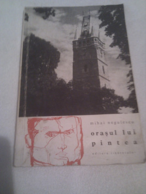 ORASUL LUI PINTEA DE MIHAI NEGULESCU,EDITURA TINERETULUI 1966 foto