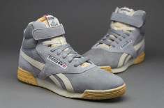 Adidasi Reebok Exofit Vintage High Top grey 100% originali piele intoarsa inalti foto