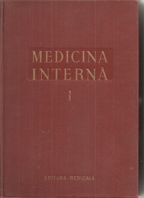 (C5103) MEDICINA INTERNA VOL.I, 1, SEMIOLOGIE SI TERAPEUTICA GENERALA, DE DR. C. BALACEANU-STOLNICI, 1956 foto