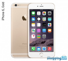 iPhone 6, Display 4.7&amp;#039;&amp;#039;, 64GB, Gold, Necodat ~ Livrare in jur de 5 octombrie 2014 foto