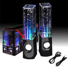 Boxe cu Apa Dancing Water Speakers 2x4 LEDuri foto