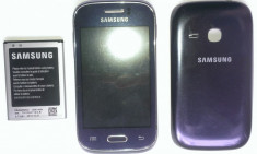 TELEFON SAMSUNG GALAXY YOUNG GT-S6310 BONUS HUSA NEAGRA foto