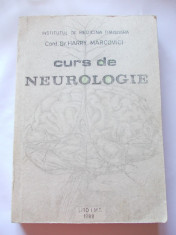 CURS DE NEUROLOGIE - HARRY MARCOVICI , INSTITUTUL DE MEDICINA TIMISOARA . foto