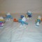Strumfi, smurfs - 5 figurine mari strumf din cauciuc - set 2