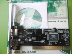 Adaptor USB 2.0 Gembird, PCI - 2xUSB - NOI - cutie, cd drivere foto