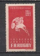 Romania.1944 30 ani Federatia de Rugby CR.27 foto